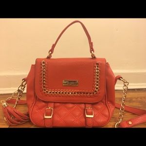 BCBG Paris orange crossbody bag